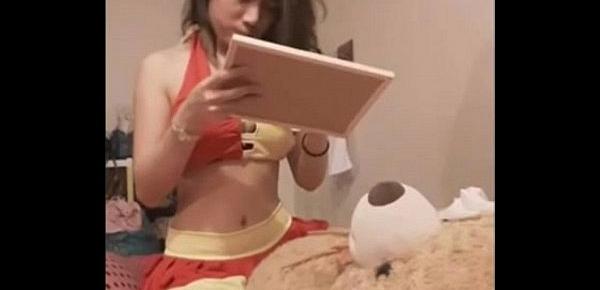  Hot girl with Teddy